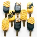 acrylic gold cakesicle sticks.webp