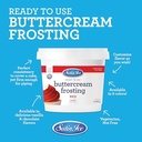 Satin Ice Red Buttercream Frosting - 1lb - Pail