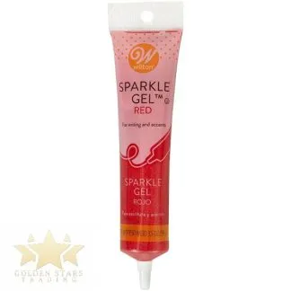 #CS1127 - Wilton Red Sparkle Gel  3.5 Oz (99g)