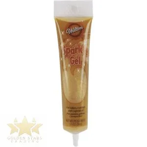 #CS0603 - Wilton Gold Sparkle Gel 3.5 Oz (99g)