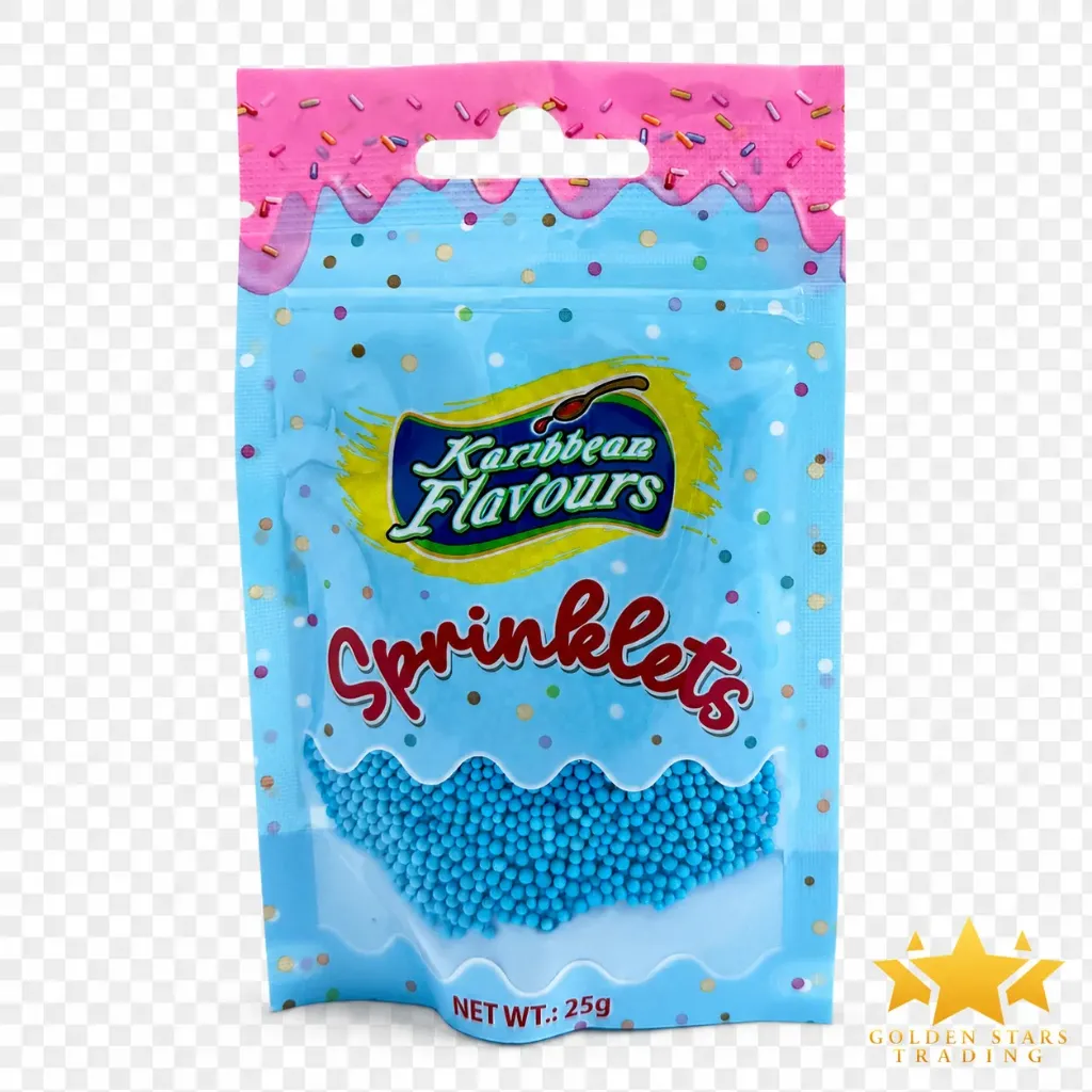 #CS1660 - Karibbean Flavours Blue Nonpareil Sprinkles 25g