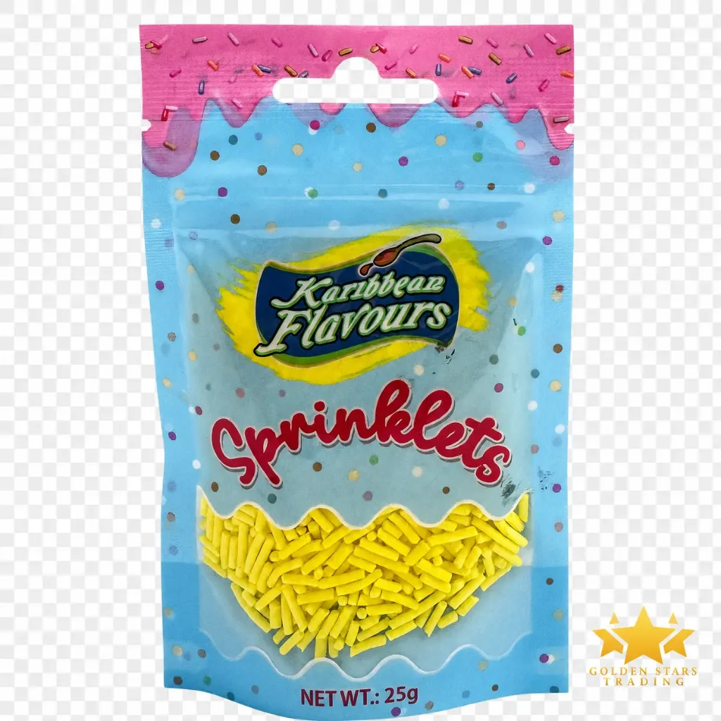 #CS6428 - Karibbean Flavours Yellow Jimmies Sprinkles 25g
