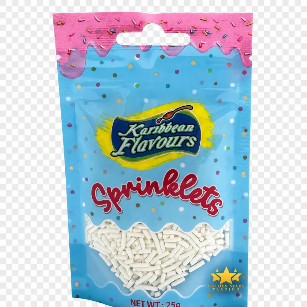 #CS3579 - Karibbean Flavours White Jimmies Sprinkles 25g
