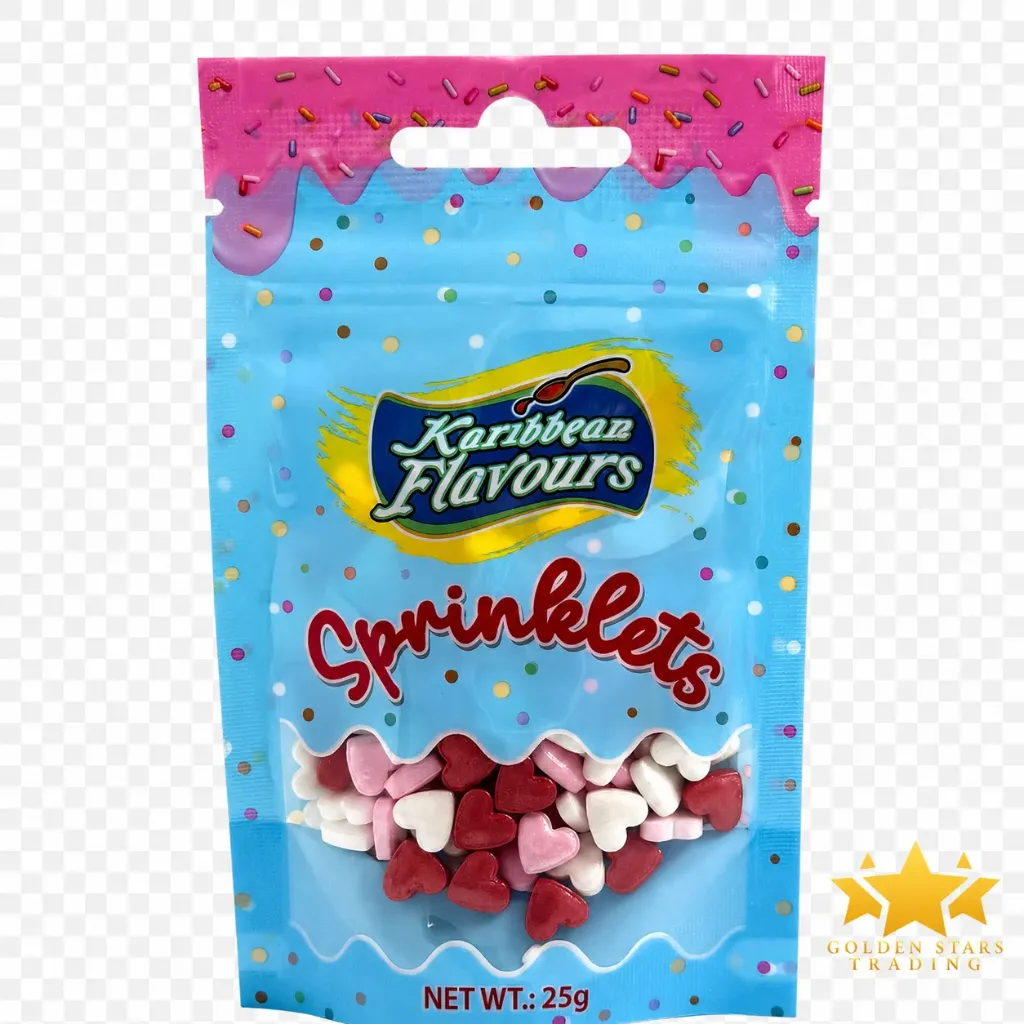 #CS5180 - Karibbean Flavours Heart Sprinkles 25g