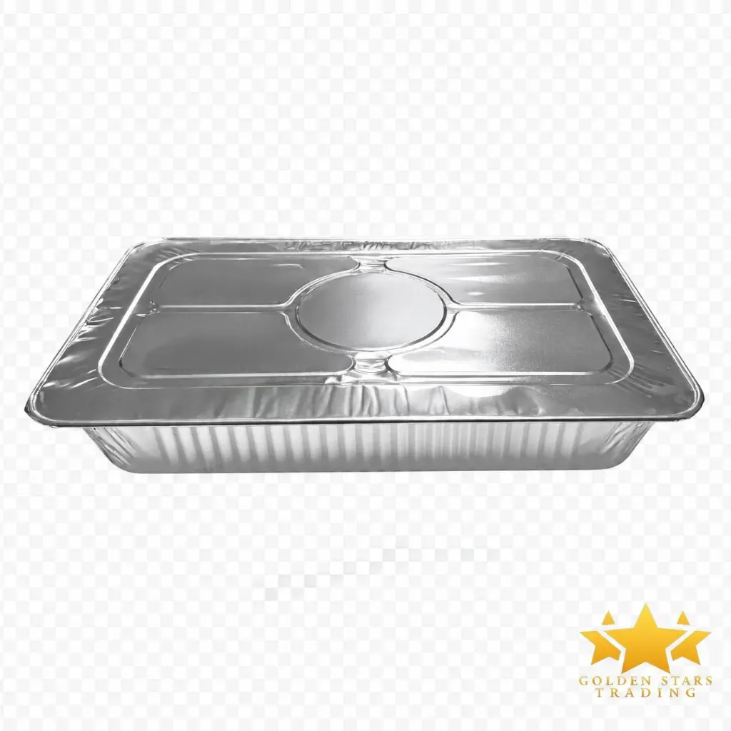 #PK7464 - Full Sheet 3" Deep Aluminum Foil Pan with Lid