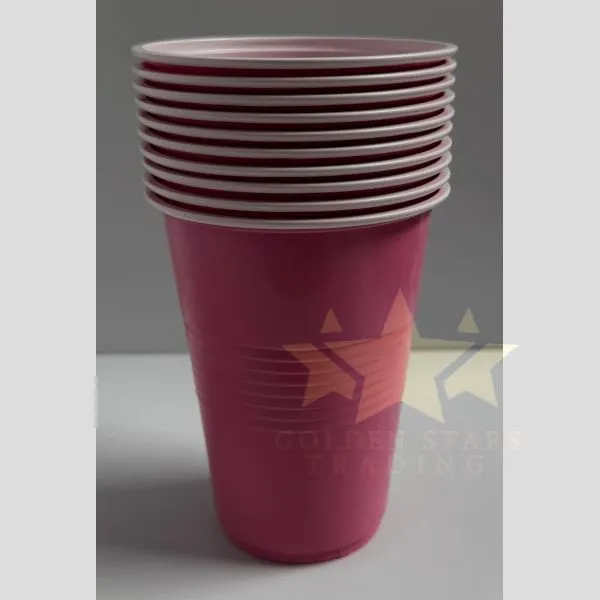 #PS0722 - Plastic Party Cups - Light Pink 10ct