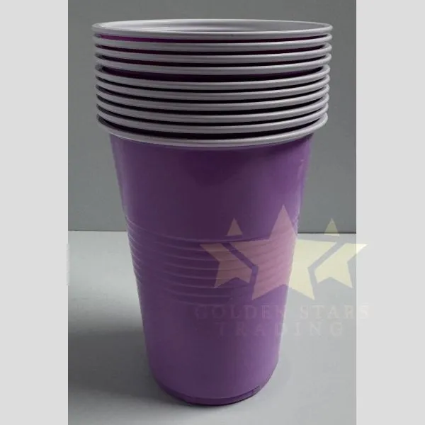 #PS6950 - Plastic Party Cups - Light Purple 10ct