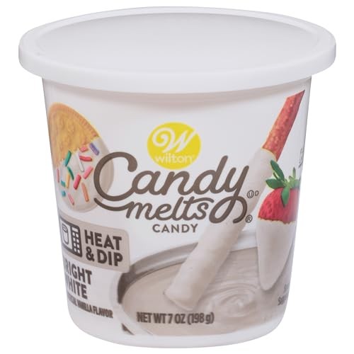 [WLT-CM-TUB-White] Wilton Bright White Candy Melts, Tub 7 Oz (198g)