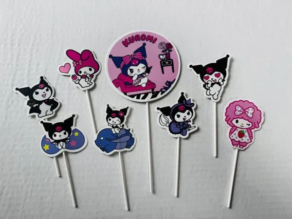 #CT8122 - Kuromi Cake Toppers Set