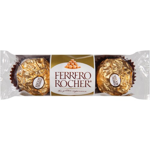 #CN3018 - Ferrero Rocher Hazelnut Chocolate Candy, 3 Ct, 1.3 Oz