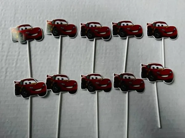 #CT5122 - Cars Cupcake Toppers Set