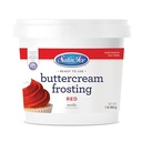 #IN5578 - Satin Ice, Red Buttercream Frosting 1 Lb (454g)
