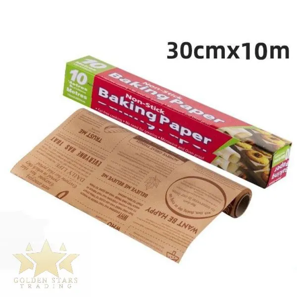 #PK1189 - Non Stick Baking Paper Roll with Printed Design