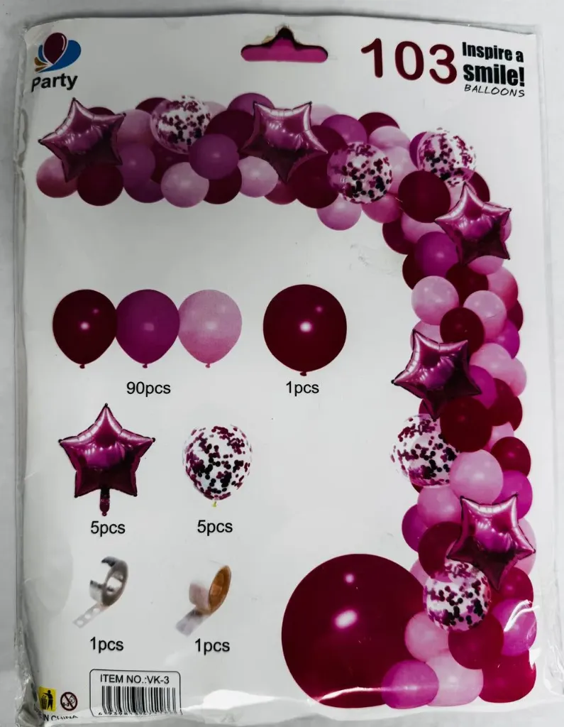 #PS4762 - Pink Balloon Set (103ct)
