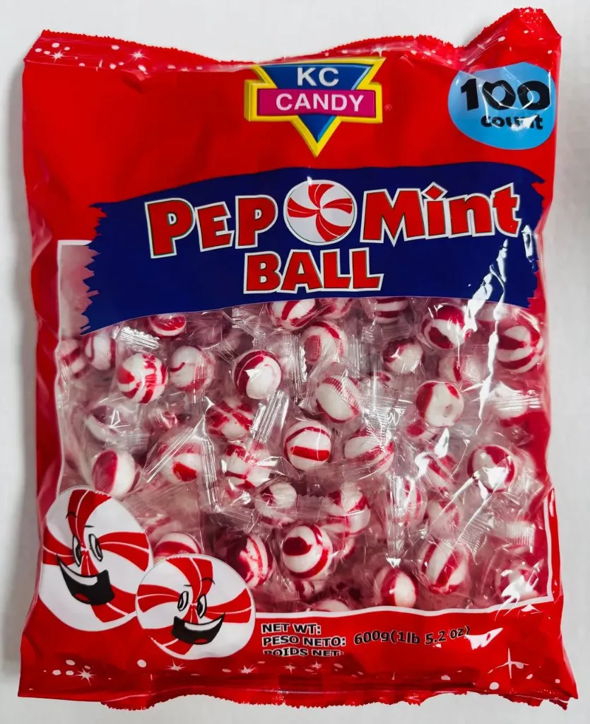 #CN0079 - KC Candy Pep O Mint Ball (100ct)