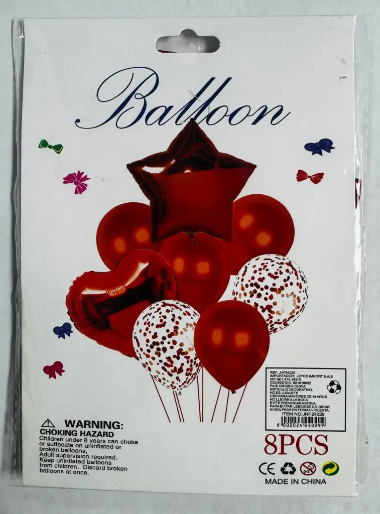 #PS6616 - Red Balloon Set