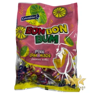 #CN9440 - Colombina Bon Bon Bum Pink Lemonade 24ct