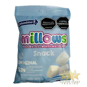 #CN4449 - Colombina Millows Original Marshmallows Snack 35g