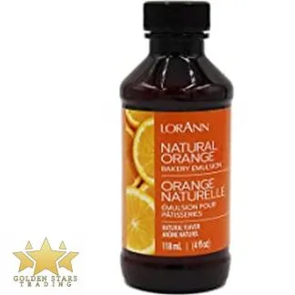#FL0089 - LorAnn Natural Orange Bakery Emulsion 4 Oz (118ml)