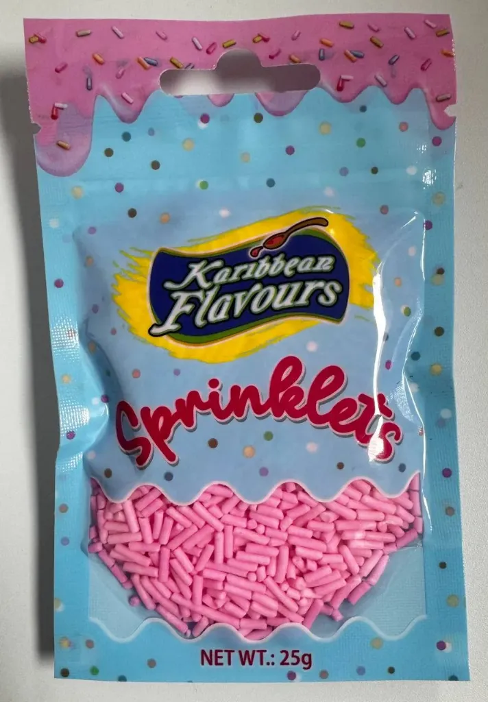 #CS3248 - Karibbean Flavours Pink Jimmies Sprinkles 25g