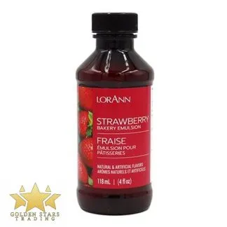 #FL8888 - LorAnn Strawberry Bakery Emulsion 4 Oz (118ml)