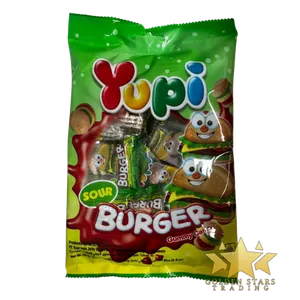 #CN0199 - Yupi Sour Burger Gummy Candy 12x7g
