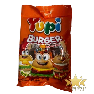 #CN1303 - Yupi Sweet Burger Gummy Candy 12x7g