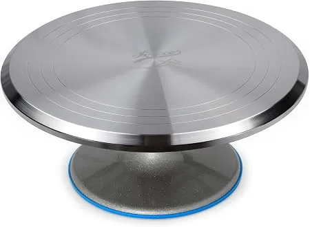 #CS6153 - Ateco 12" Stainless Steel Cake Decorating Turntable