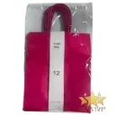 #PS7896 - Kraft Paper Bag with Handle - Dark Pink (12ct) - Medium
