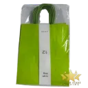 #PS0806 - Kraft Paper Bag with Handle - Light Green (12ct) - Medium