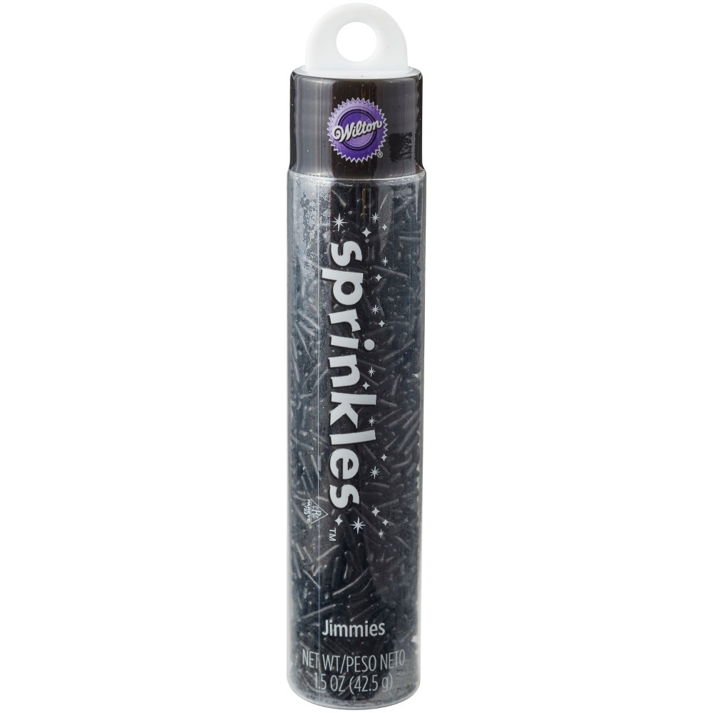 #CS9621 - Wilton Black Jimmies Sprinkles 1.4 Oz (42.5g)
