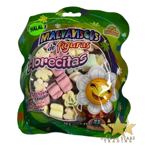 #CN7098 - Las Delicias Flower Marshmallows 50g