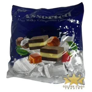 #CN1072 - AKSU Assorted 2 Layer Chocolates 50ct