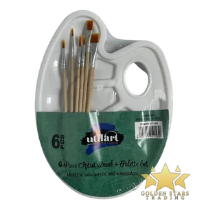 #ST1534 - 6 pcs Artist Brush & Palette Set