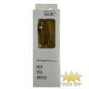 #PS6159 - Metallic Gold Number Candle with Pearl - #1