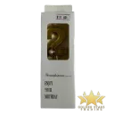 #PS0517 - Metallic Gold Number Candle with Pearl - #2