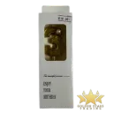 #PS4317 - Metallic Gold Number Candle with Pearl - #3