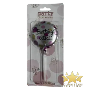 #PS7652 - Birthday Girl Candle