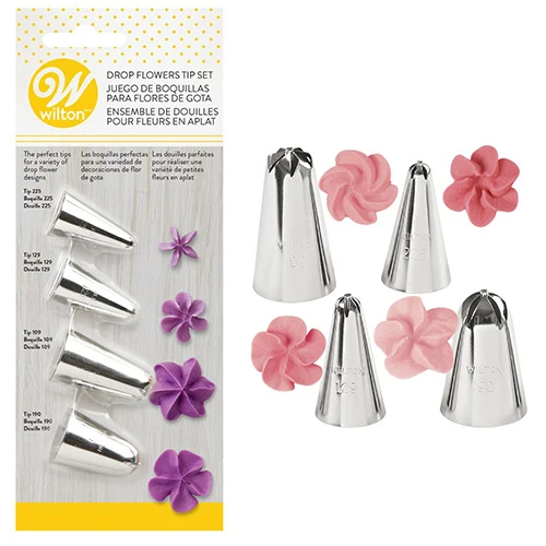 #CS5696 - Wilton Drop Flowers Tip Set