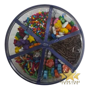 #CS0469 - Karibbean Flavours Mixed Compartment Container Sprinkles 200g - Style 3