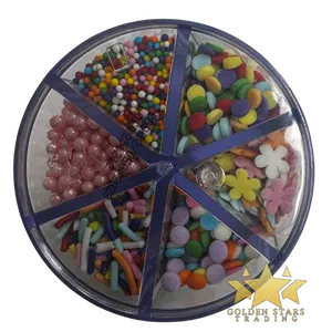 #CS8275 - Karibbean Flavours Mixed Compartment Container Sprinkles 200g - Style 4