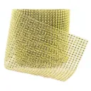 #PS3903 - Gold Diamond Mesh Ribbon - 1 Yard