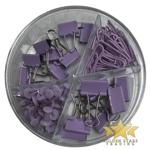 #ST2774 - Assorted Clip Set - Purple