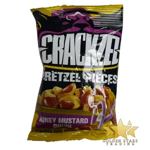 #SN5019 - Crackzel Pretzel Pieces - Honey Mustard Onion 85g