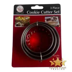 #HH6131 - 3 Pcs Cookie Cutter Set
