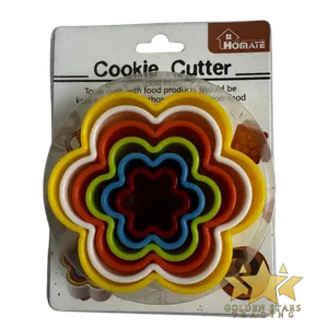 CS0196 - 5 Pcs Flower Cookie Cutters Set