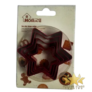 #HH0172 - 5 Pcs Star Shape Cutters Set