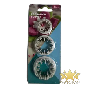#HH0147 - 3 Pcs Carnation Flower Cutter Set