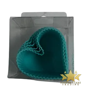 #HH4002 - 6 Pcs Silicone Heart Cups