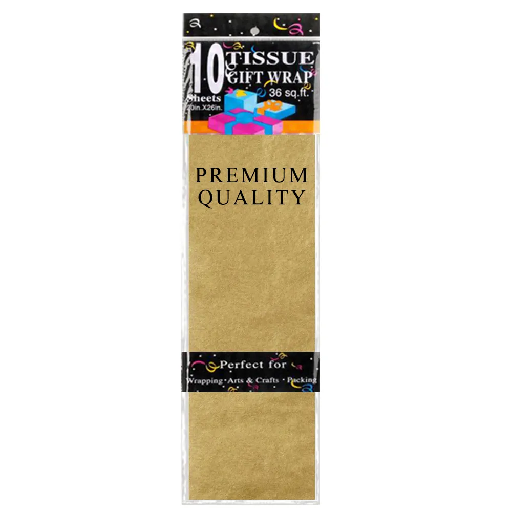 #PS3565 - Gold Tissue Paper 20"x26" (10 Sheets)